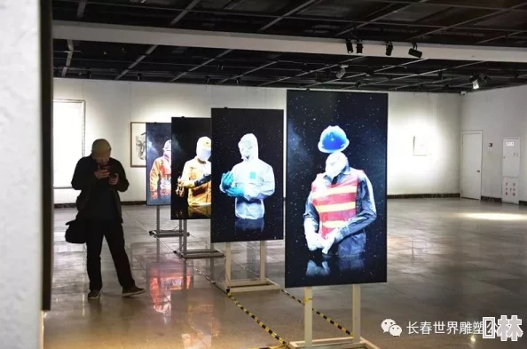 奥雷人体艺术展全新展区开放展出互动装置和艺术家创作过程